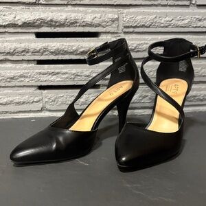 Apt. 9 Black Strappy Heels